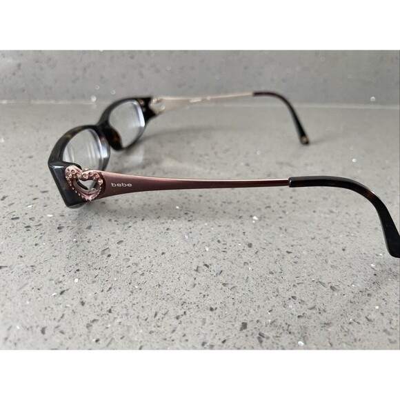 BEBE BREEZY Eyeglasses Frame ONLY BB5020 1/11 52-16-135 Bronze Tortoise - Picture 3 of 15